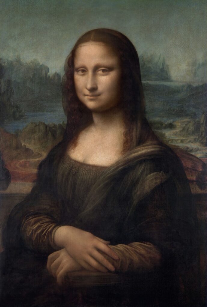 Leonardo da Vinci’s *Mona Lisa*, a Renaissance masterpiece that epitomizes art history, the fine arts, and cultural expression