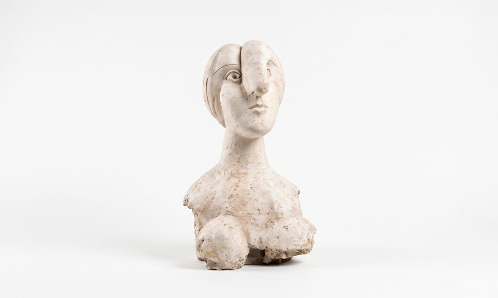 Busto de Marie-Thérèse Walter realizado en yeso por Pablo Picasso