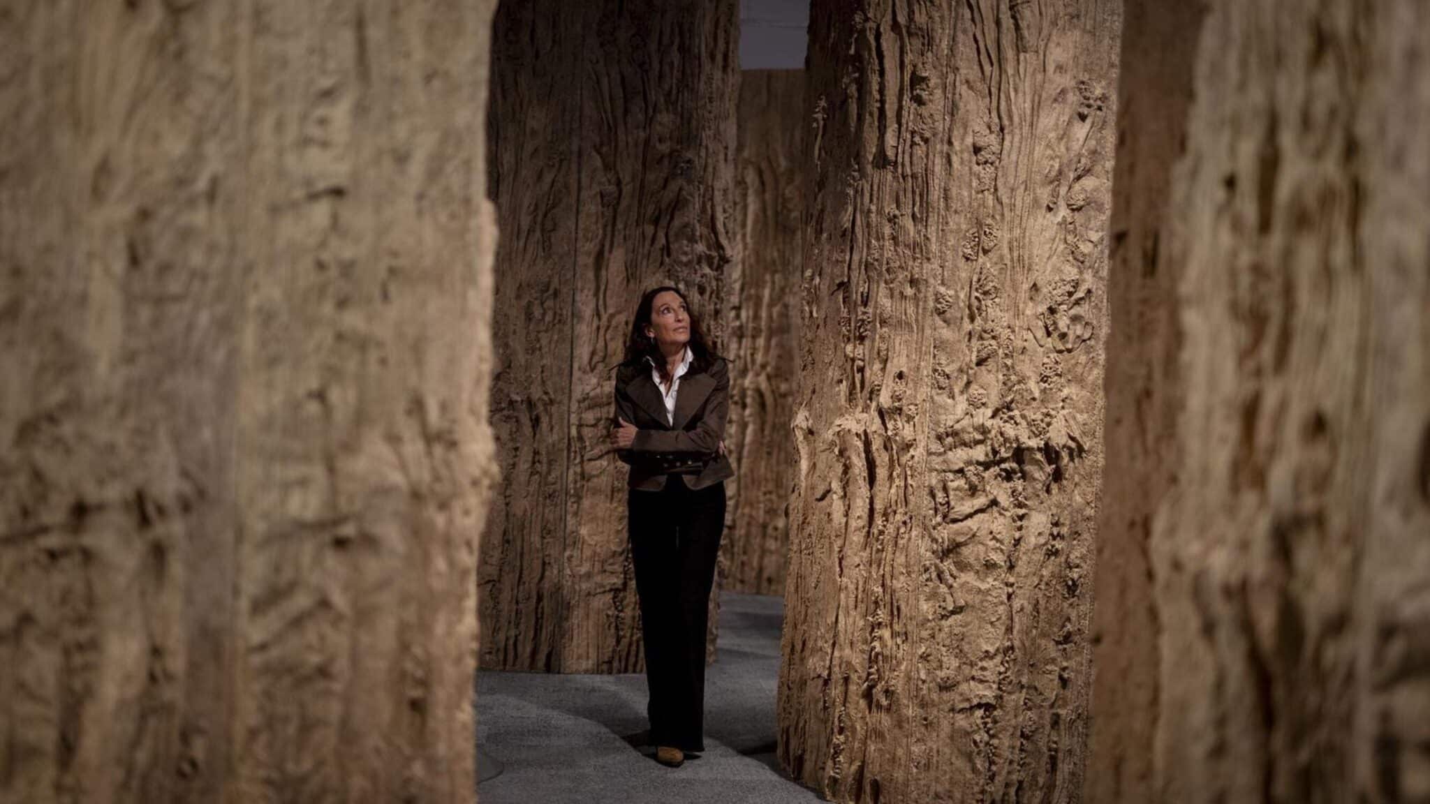 Cristina Iglesias escultora española contemporánea referente del arte contemporáneo y autora de esculturas e instalaciones en espacios públicos internacionales