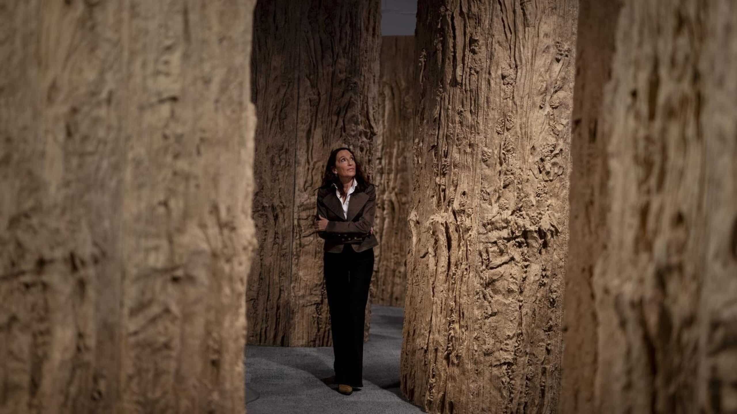 Cristina Iglesias escultora española contemporánea referente del arte contemporáneo y autora de esculturas e instalaciones en espacios públicos internacionales