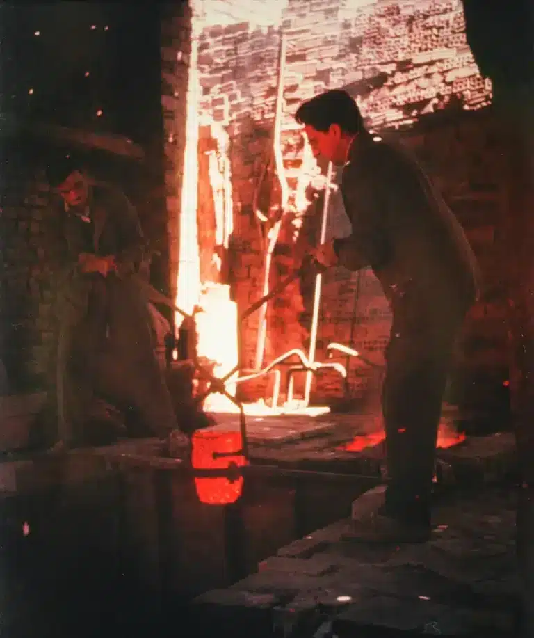 Fundición en Coca, 1957