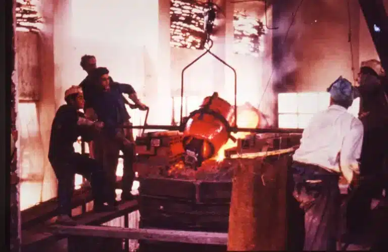Fundición en Minerva, 1965