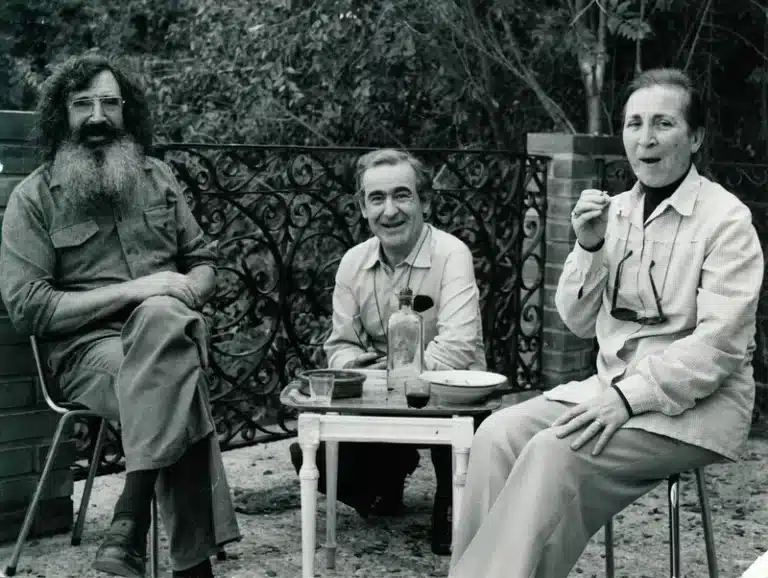 Eduardo, junto a Julia y Castrillón, 1976