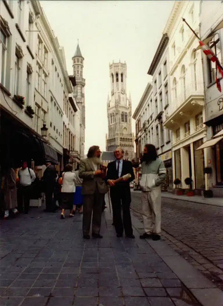 Eduardos y Oiza en Brujas, 1987